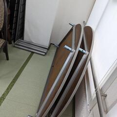 店舗オフィス用丸い大きいテーブルの画像