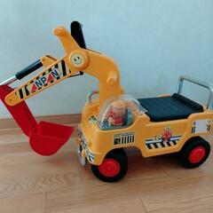 【期間限定お値下げ中】アンパンマン　乗用玩具ショベルカー