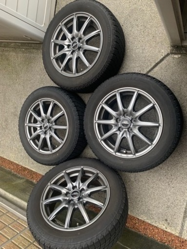 スタッドレスタイヤ　ホイール4本セット 205/55R16x6.5J