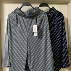 新品　スカパン　ワイドパンツ　2枚セット