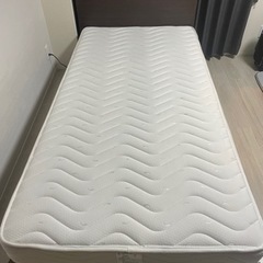 収納付き!!!シングルベッド(マットレス込み)