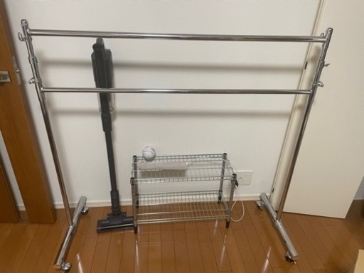 ハンガーラック 2段　スチール