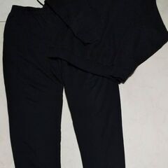 【ユニクロ】スエット上下（ブラック・メンズＭ）