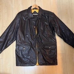100% レザー ジャケット の画像