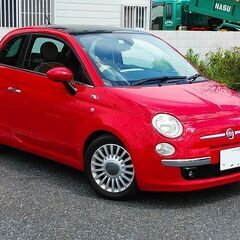 ★車検R5/10★綺麗なFIAT500★1.4 16Vラウンジ★吸排気チューン★ストラーダナビ★フルセグTV★訳あり格安の画像