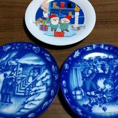 お話し中です！タカラブネサンタの森の絵皿'99 クリスマス皿 2...