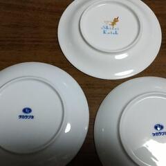 お話し中です！タカラブネサンタの森の絵皿'99 クリスマス皿 2枚クリスマス皿1枚の画像