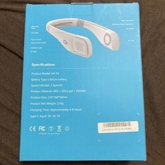 首掛け扇風機の画像