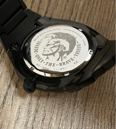 [未使用新品/稼働品/偏光ガラス]  DIESEL ディーゼル 腕時計/DZ-1886/アナログ/ステンレス/レインボー/虹色
