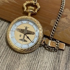 [未使用保管品/稼働] セイコーエプソン 懐中時計/戦艦大和/零戦
