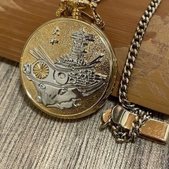 [未使用保管品/稼働] セイコーエプソン 懐中時計/戦艦大和/零戦の画像