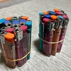 使用済み使い捨てライター