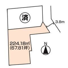 【売買】仲介手数料不要★高崎市日光町分譲地②