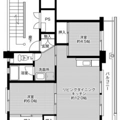 ◆敷金・礼金が無料！◆ビレッジハウス社第二1号棟 (506号室)