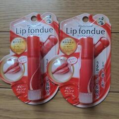 新品未使用 ロート製薬 リップフォンデュ ポピーオレンジの画像