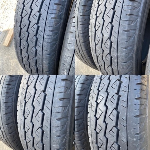 値下げブリヂストン195/80R15 107/105  V600 中古タイヤ　ハイエース　キャラバン