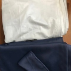遮光カーテンとレースのセット