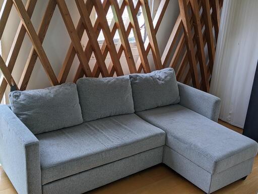 クリーニング済み　大型　ソファーベッド