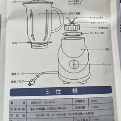 ミキサーの画像