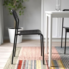 IKEA ADDE チェア ブラックの画像