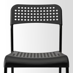 IKEA ADDE チェア ブラックの画像