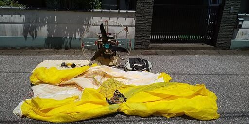 スカイスポーツ　パラグライダー　エンジン　モーター　本体　セット　動作品