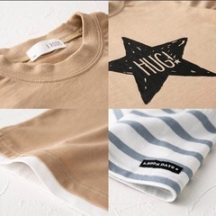 🔸新品　b.room🔸tシャツ2セット➕巾着付きの画像