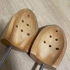 メンズ　木製シューキーパー　スプリング式の画像