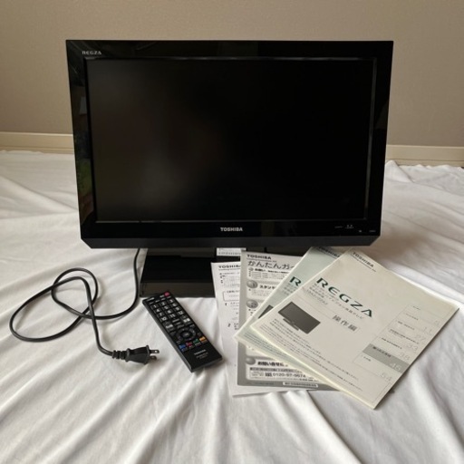 【お譲り先決定しました】TOSHIBA 液晶カラーテレビ　22型 REGZA  ２０１１年製