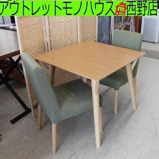 ☆ジモティ割あり☆ ニトリ ダイニングセット ブラウン H71×W120×D78 