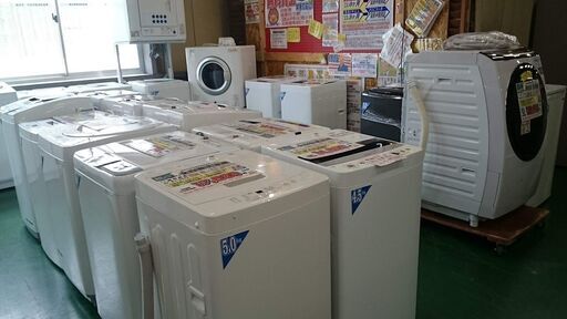 【愛品倶楽部柏店】5/25(日) 現在在庫50台以上！洗濯機各種容量 単身4.5kg～ドラム式洗濯乾燥機まで…