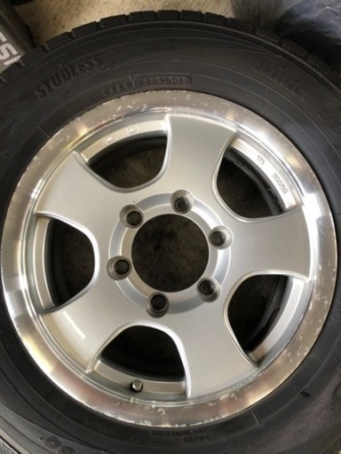 今では希少サイズ。アルミタイヤ４本セット　２１５/６５R１５　レジアス　グランビア等