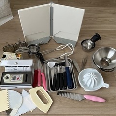 製菓　糖度計、ステンレス製 広口 ジャム漏斗、ブックスタンド等