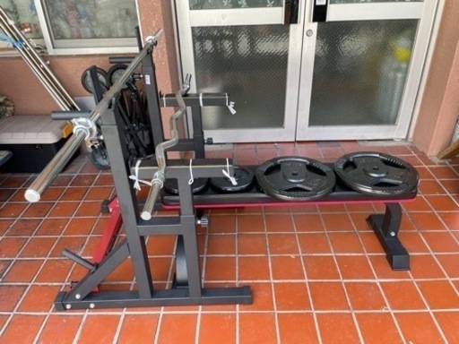 まとめて！ベンチ、バーベルスタンド、バー、ウエイト No2406