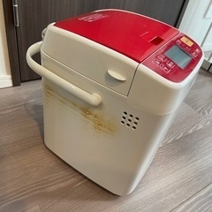 【受取予定者決定】パナソニック　ホームベーカリー　レッドの画像