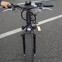 ファットバイク 26インチ 6速 電動自転車 黒 (80)の画像