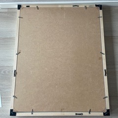 ポスターフレーム ウッドフレーム ホワイト 40×50の画像