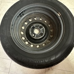 [受付終了]古タイヤ&ホイール4本セット　YOKOHAMA 16...