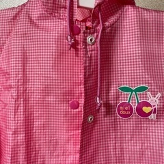 120 レインコート　カッパ　ランドセル対応の画像