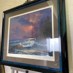 絵画　特大サイズ　三脚付きの画像