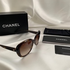 シャネル サングラス　CHANEL ブラウン　ココマーク　保存袋...