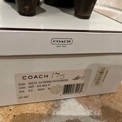 コーチ　サンダルの画像