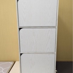 決定済　ニトリ　Nカラボ3段（ホワイトウォッシュ）