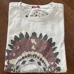 メキシコ購入　レディースＴシャツ・ウェスタン調スカルの画像