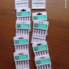 オルガン ミシン針Eカラー＜家庭用＞5本入 10個セット中厚生地用