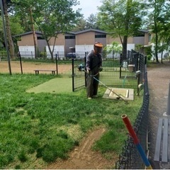軽井沢で別荘、ゴルフ場の庭園管理のお仕事の画像