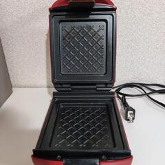 récolte プレスホットサンドメーカー 赤の画像