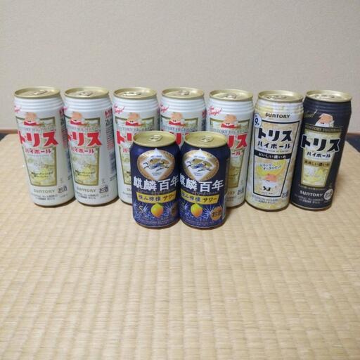トリスハイボール500ml7本　レモンサワー2本
