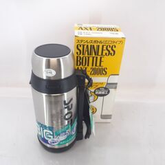 未使用 水筒 1.96L 孔雀印 ステンレスボトル 説明書付き　...