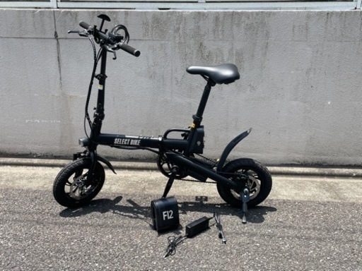 電動アシスト自転車 電動自転車 フル電動 12インチ 折りたたみ ミニベロ おしゃれ ブラック 軽量 14.5kg 持ち運び FJ12 直接引き渡し
